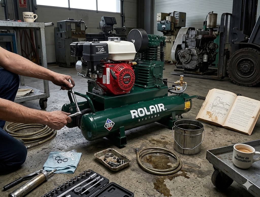 Compressor repair at our Houston shop